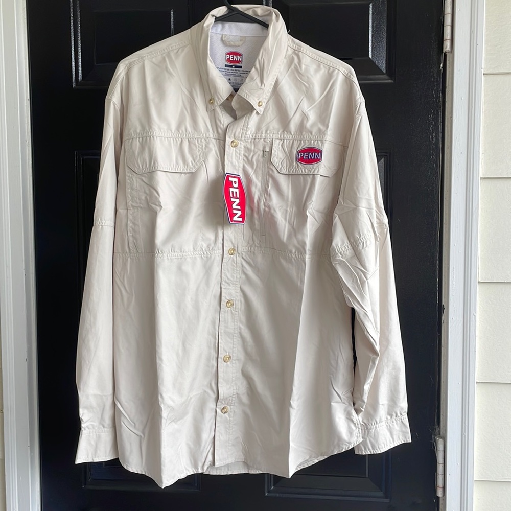 Brand new Penn Fishing long sleeve button down with tons of features UFP 30